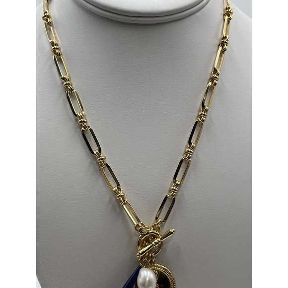 J. Crew Gold Scorpion Scorpio
Pendant Charm Nautical Gold Tone Link Necklace - Picture 2 of 12